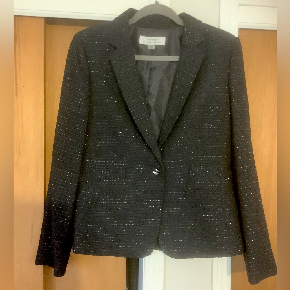 Tahari Tweed Blazer